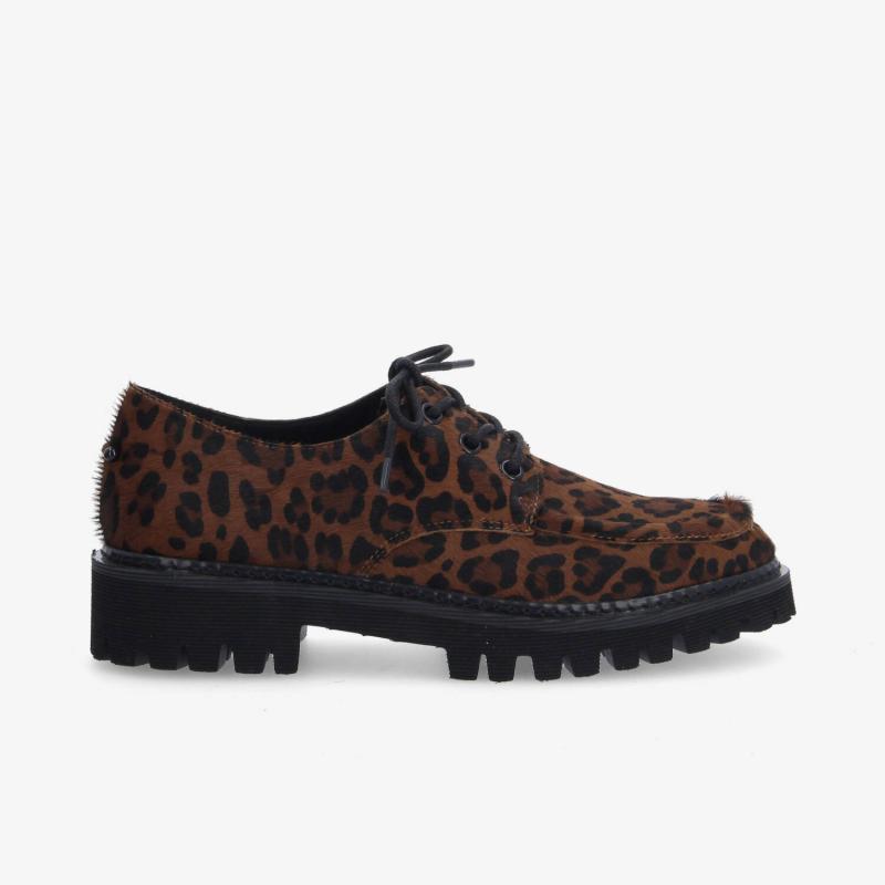 MYSEN PLT LACES W - PONY LEO - BROWN